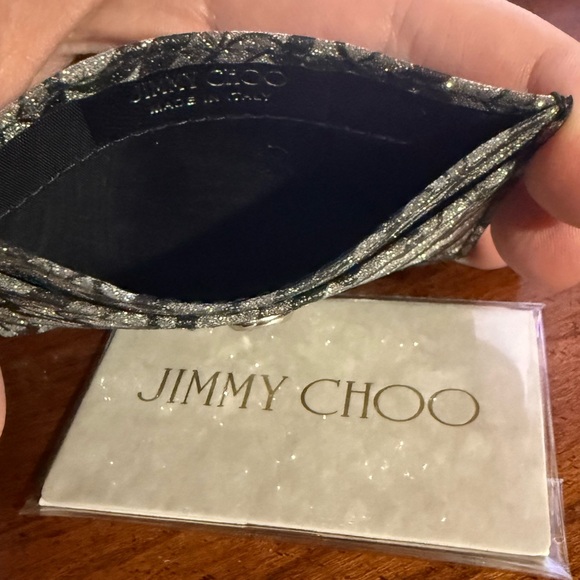 JIMMY CHOO UMIKA GLITTER CARD CASE - Picture 6 of 7